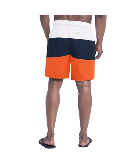 Мужские шорты для плавания Denver Broncos Sunrise Volley от Carl Banks, оранжевые/темно-синие, G-III Sports by Carl Banks orange, navy