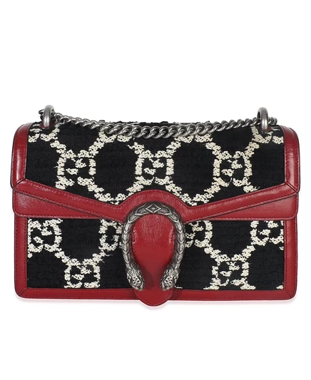 Женская сумка Gucci Medium Dionysus через плечо, чёрная