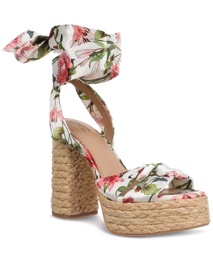  Босоножки-эспадрильи Goldieee на платформе, созданные для Macy's white floral
