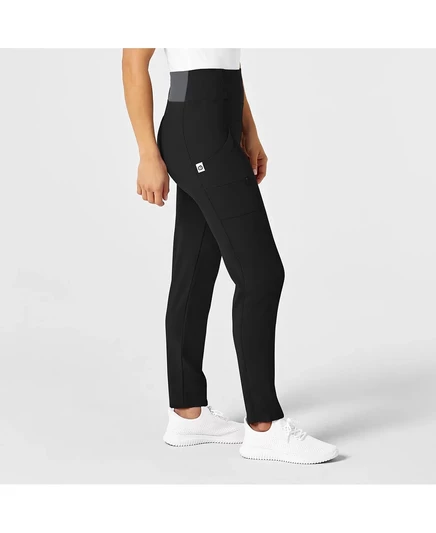 Брюки-скраб Wink Plus Size RENEW с высокой талией Power Scrub Pant black