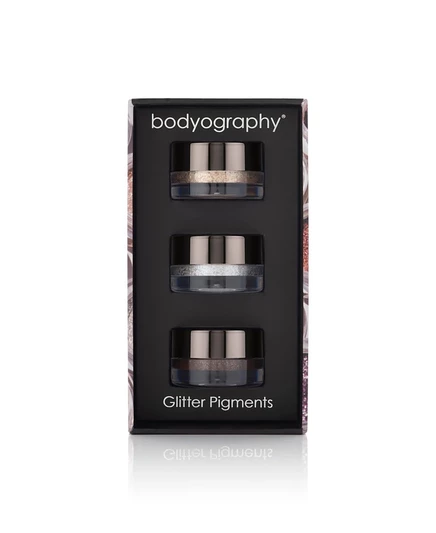 Бокс-сет Bodyography Glitter Pigment Trio коричневый
