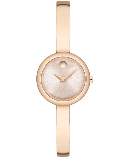 Женские круглые швейцарские кварцевые часы Mid Rose с музейным браслетом, 21,50 мм
