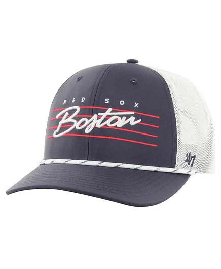 Брендовая мужская темно-синяя шляпа дальнобойщика Boston Red Sox 47-го года выпуска с регулируемой посадкой navy