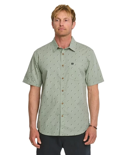 Мужская рубашка Quiksilver Kapu Mini Classics с коротким рукавом