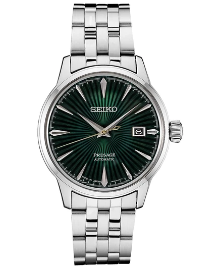 Мужские часы-браслет Seiko с автоматическим управлением Presage из нержавеющей стали, 40 мм