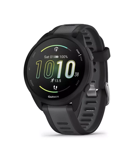  Умные GPS-часы Forerunner 165 Music для бега и фитнеса black/slate gray