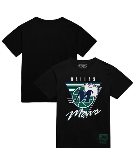 Мужская футболка Mitchell & Ness Dallas Mavericks, черная