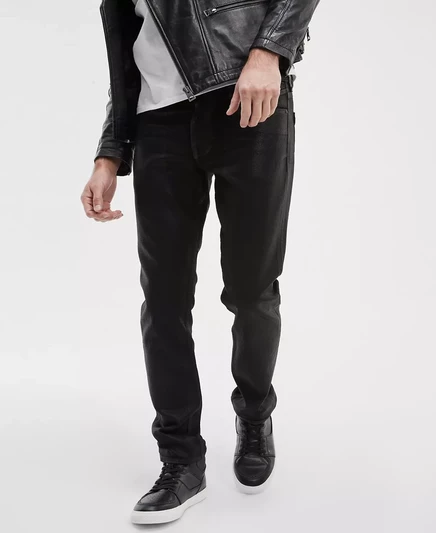  Мужские узкие зауженные джинсы black