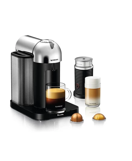 Кофемашина Nespresso Vertuo by Breville с Aeroccino, хром