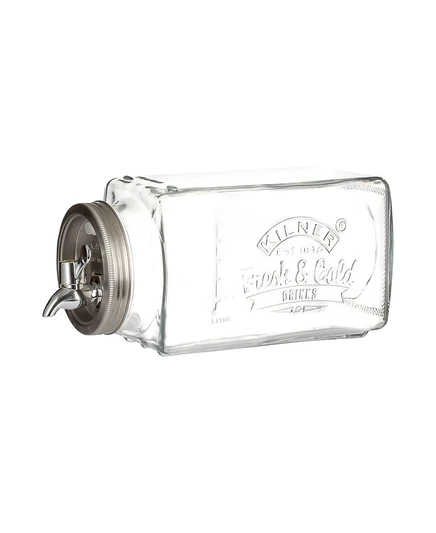 Диспенсер Kilner Fridge стеклянный 3 л, белый