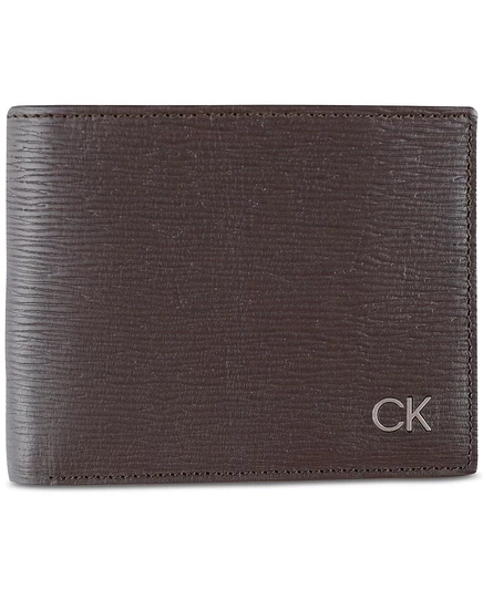 Мужской кошелек Calvin Klein Slimfold RFID, коричневый