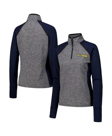 Женская куртка Camp David Finalist 1/4-zip, сине-серая