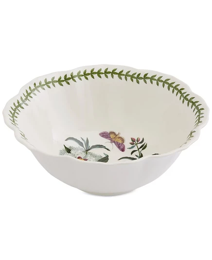 Сервировочная миска Portmeirion Lotus Blossom фарфоровая 26,7 см, белая