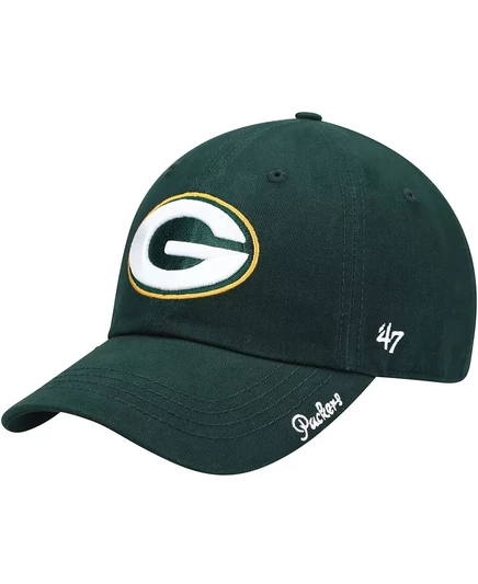 Женская основная регулируемая шляпа Green Bay Packers Miata Clean Up Primary от Green Bay Packers green