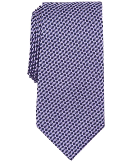 Мужской тканый аккуратный галстук purple