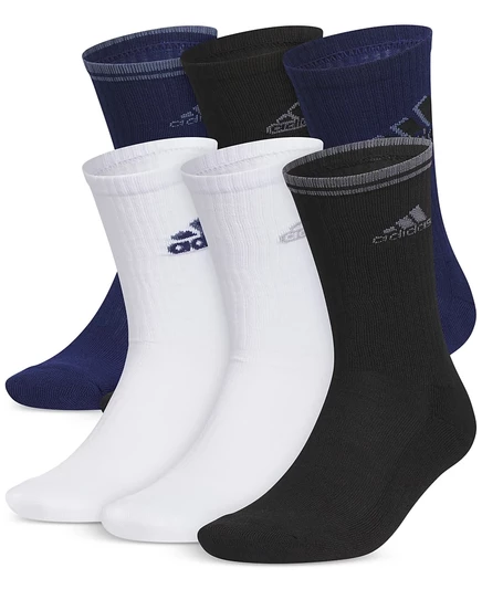 Мужские спортивные носки Adidas, 6 пар, синие