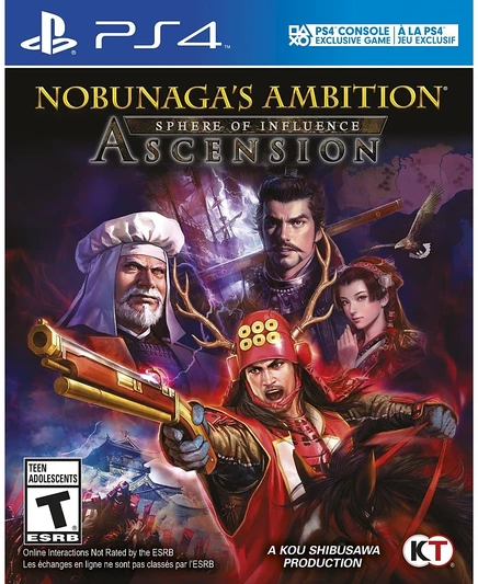 Видеоигра Koei Tecmo Nobunaga's Ambition Ascension для PlayStation 4, разноцветная
