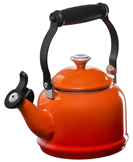 Чайник Le Creuset Demi 1,2 л стальной с эмалью, оранжевый