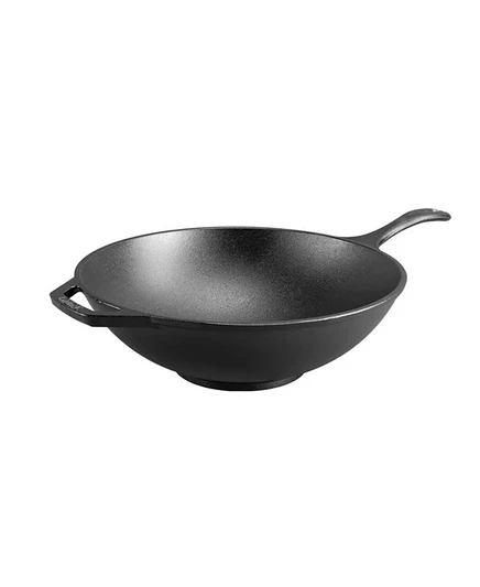 Чугунный вок Lodge Cast Iron 30 см, черный