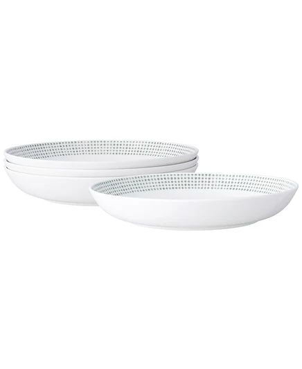 Набор мисок Noritake Hammock Dots, 4 шт., 24.8 см, зелёные