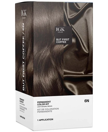 Набор краски для волос IGK Hair, 6 предметов, «но сначала кофе»