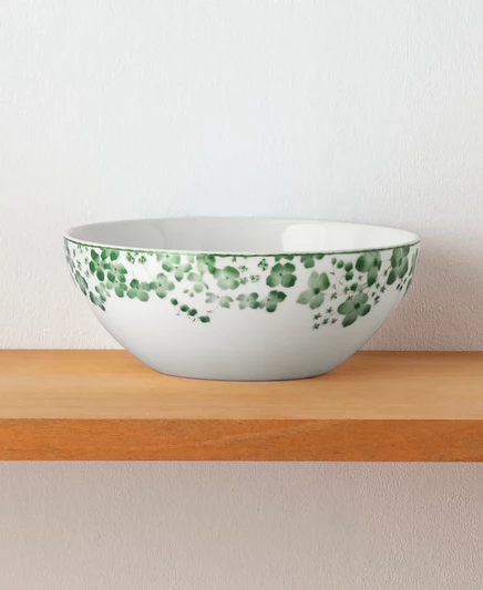 Салатник Noritake Bloomington Road 23 см, зеленый