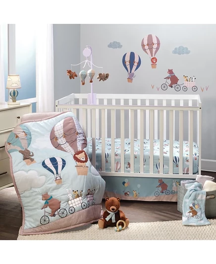 Комплект в кроватку Bedtime Originals Up Up & Away, синий