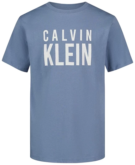 Мальчиковая футболка Calvin Klein CK Structure, синяя
