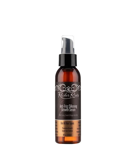 Увлажняющая сыворотка для роста волос Rucker Roots Anti-Frizz, придающая шелковистость, темно-коричневая