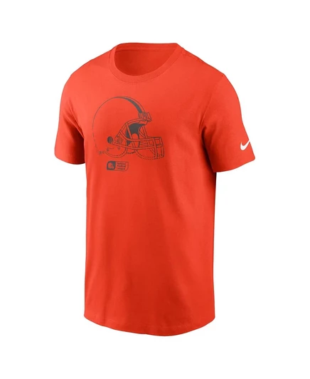 Мужская футболка Nike Cleveland Browns оранжевого цвета с выцветшими вставками Essential orange