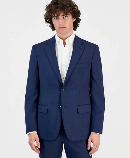 Мужской пиджак Tommy Hilfiger Modern-Fit TH-Flex, синий
