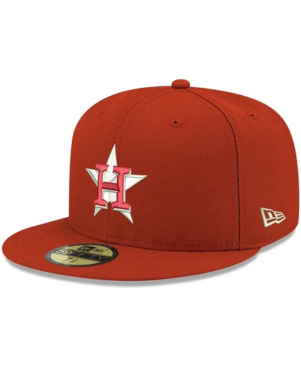 Мужская кепка New Era 59FIFTY Houston Astros, красная