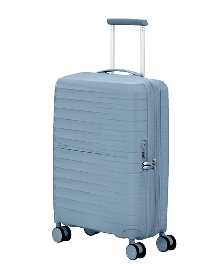 Чемодан American Tourister FastForward ручная кладь, расширяемый, синий