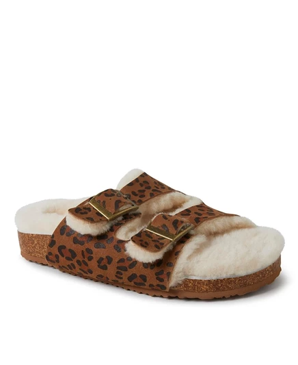 Женские сандалии Dearfoams Tamworth с овчиной, разноцветные