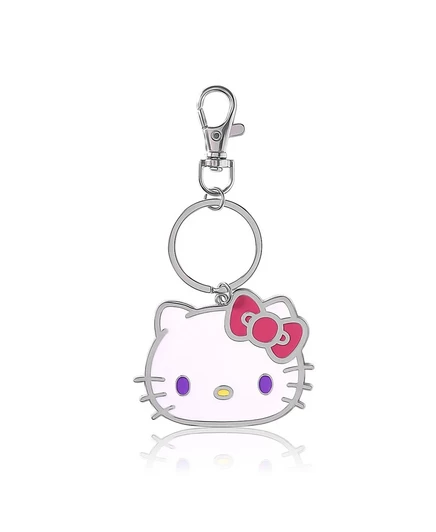 Металлический брелок Hello Kitty с классическим бантом