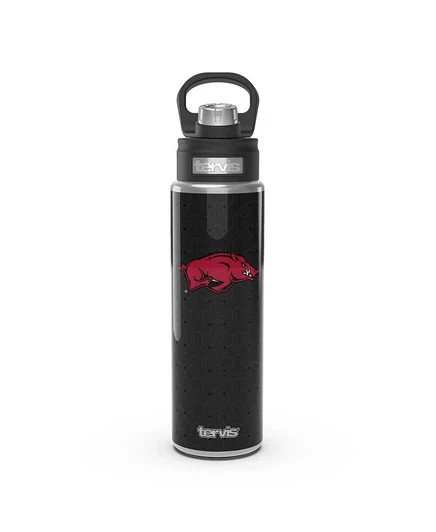 Tervis Arkansas Razorbacks, 24 унции. Плетеная бутылка с широким горлышком из нержавеющей стали.