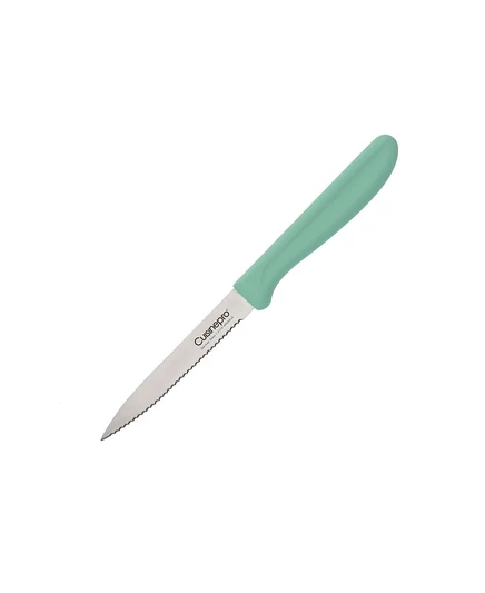 Нож Cuisinepro Classic утилитный 4 дюйма, зубчатый, синий