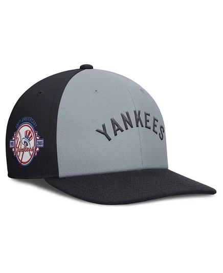 Мужская кепка Nike New York Yankees snapback, серо-синяя
