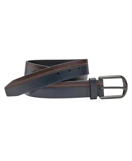 Мужской двухцветный ремень Johnston & Murphy navy, brown