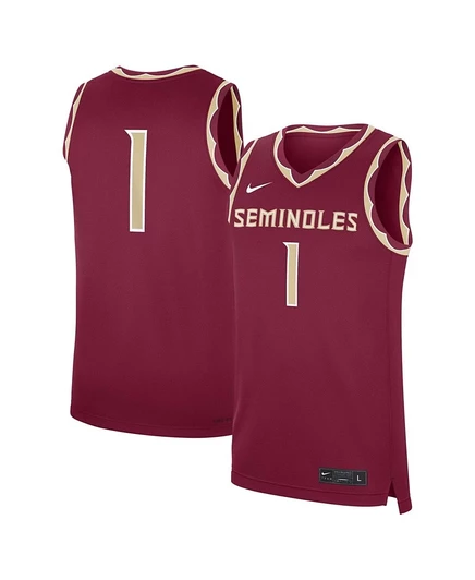 Мужская майка Nike Replica Florida State Seminoles, бордовая