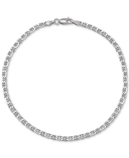 Браслет на щиколотку Giani Bernini серебро с 18k позолотой, серебристый