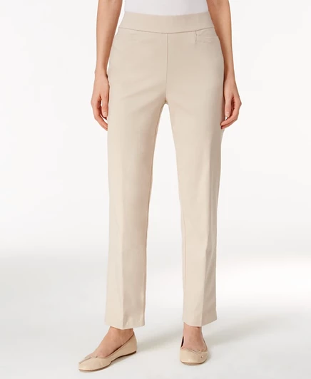 Женские брюки Alfred Dunner Classics Allure, бежевые