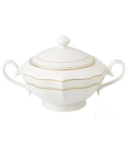 Супница Lorren Home Trends La Luna Charlotte, фарфор, 3,3 л, кремовая