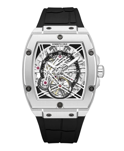 Мужские часы с автоподзаводом Kenneth Cole New York, черные, 41 мм