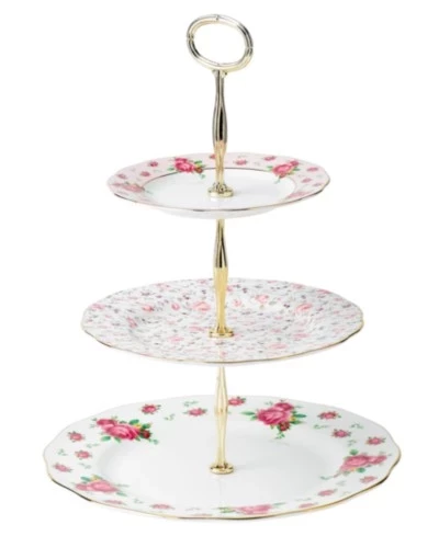 Подставка для торта Royal Albert Old Country Roses 3-ярусная