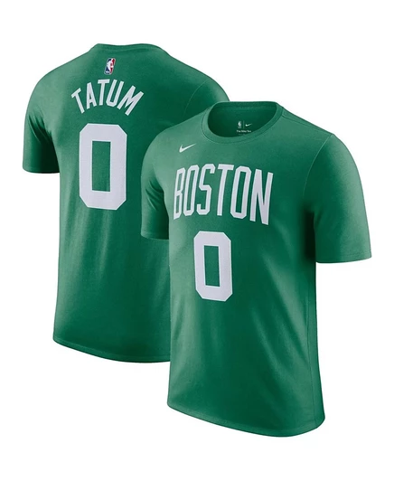 Мужская футболка Nike Jayson Tatum Kelly Green Boston Celtics Icon 2022/23 с названием и номером команды, зеленая