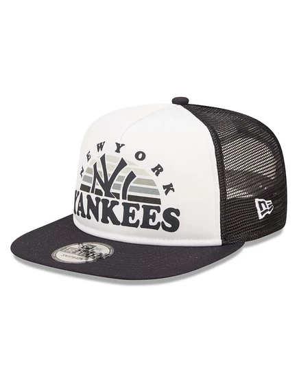 Мужская кепка New Era 9FIFTY Yankees градиентная, бело-синяя
