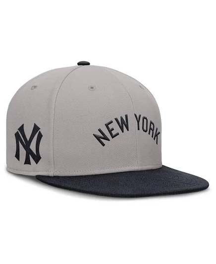 Мужская серая приталенная шляпа Nike New York Yankees True Performance от Nike gray