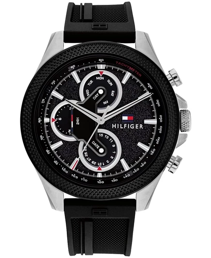 Мужские часы Tommy Hilfiger 46 мм, черные