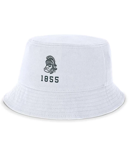 Мужская белая кепка-панама Nike Michigan State Spartans Legacy Apex white